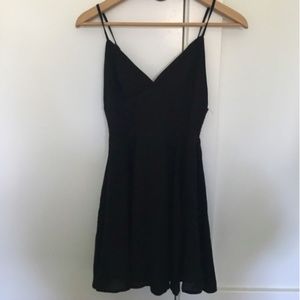 Lulus V-neck little black dress